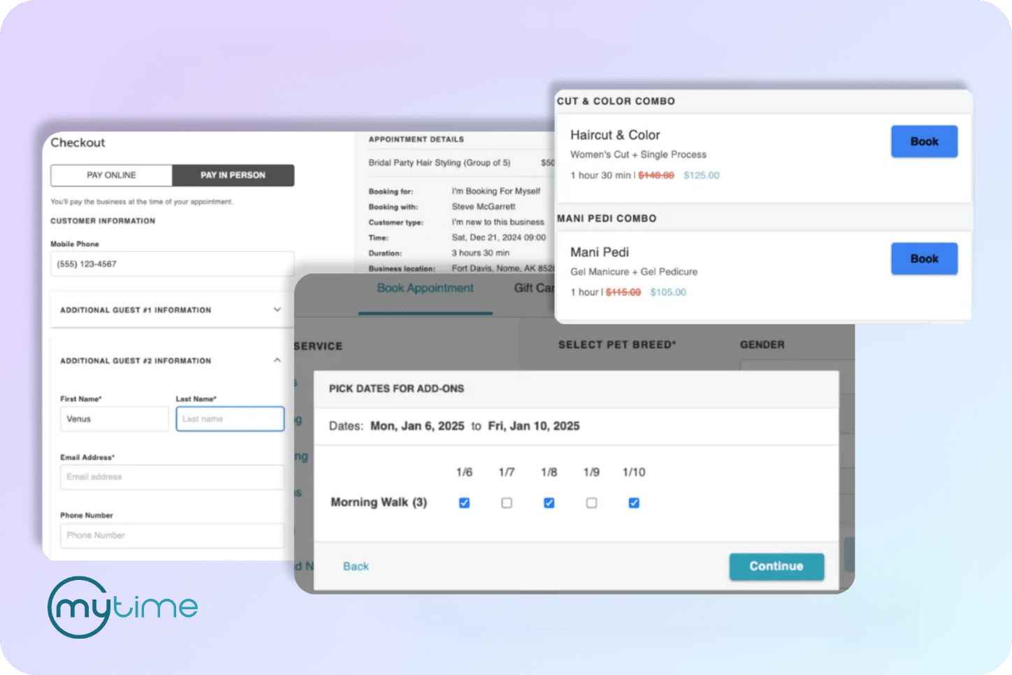 Embrace the Future of Scheduling: New Online Booking Features from MyTime