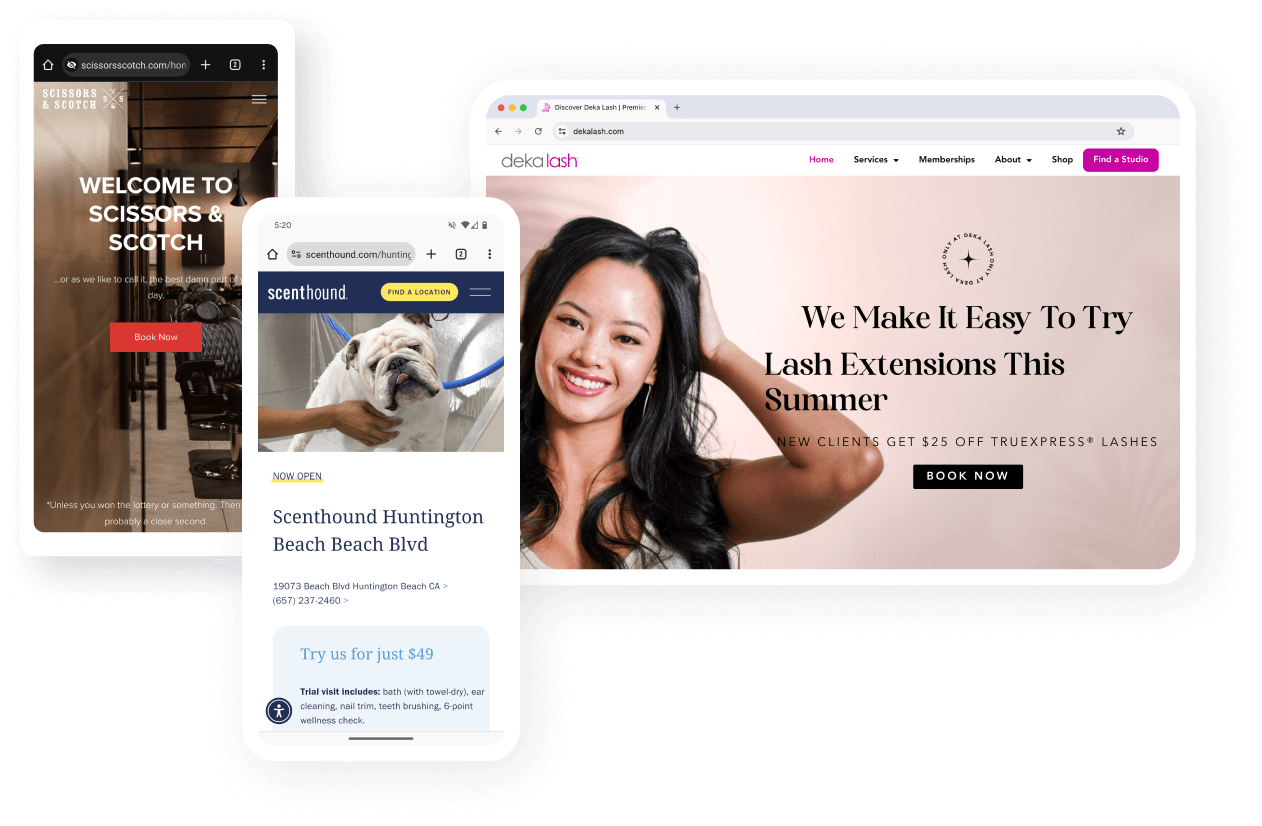 Multiple ways to book