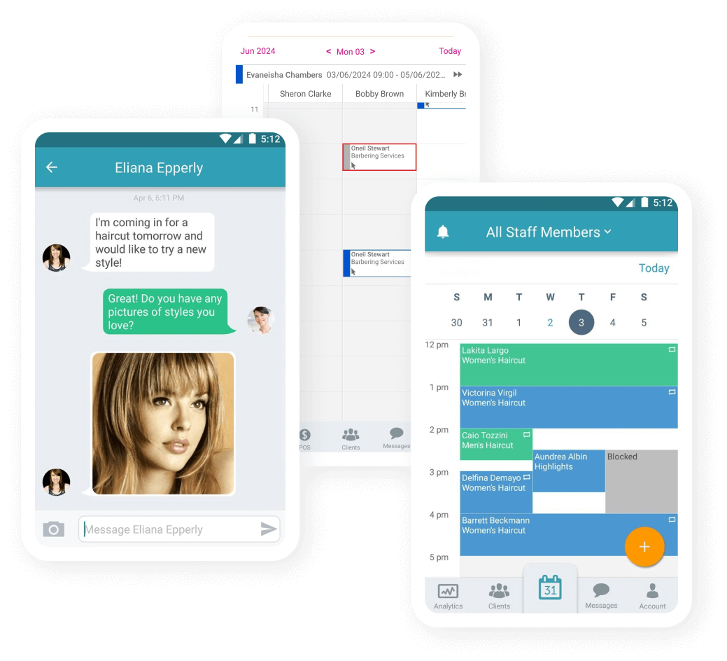MyTime app's scheduling options