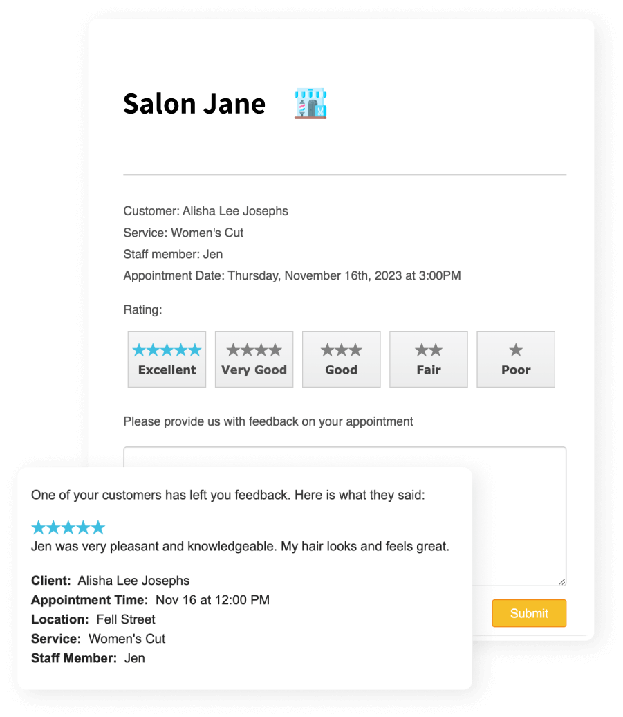 get notified by daily email of your business' reviews