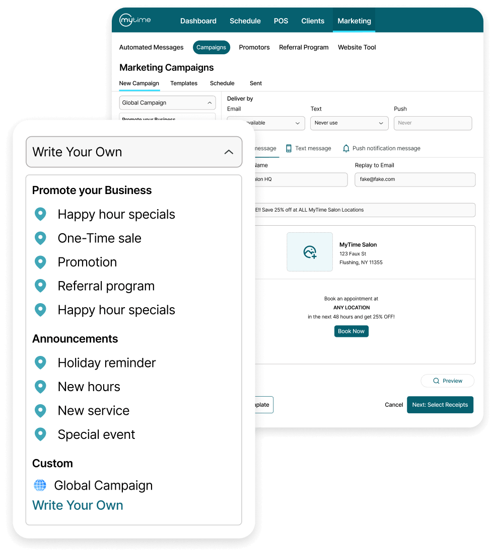 Group 1000013953 myTime's marketing campaign interface