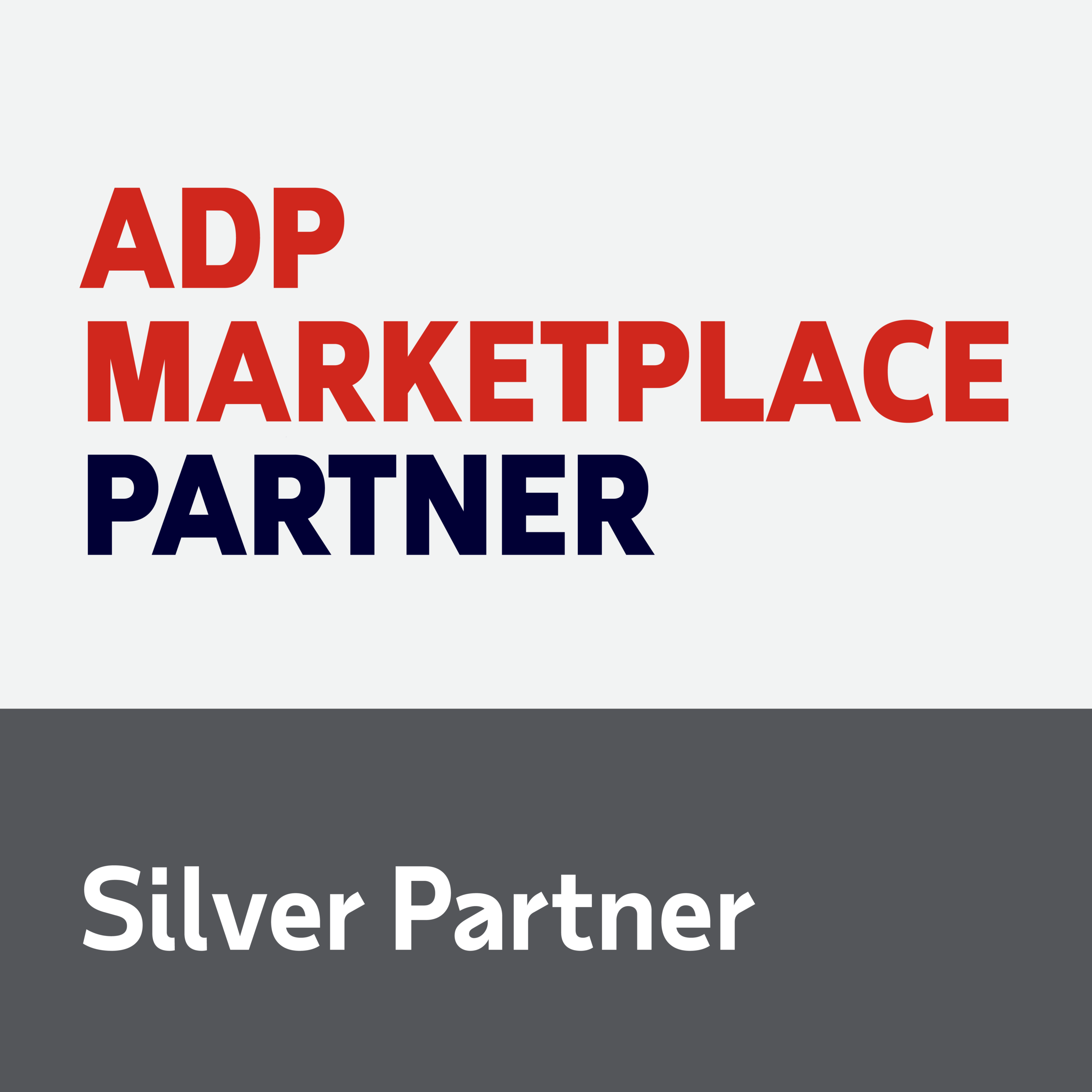 ADP Marketplace Partner Badge - Silver - Square Vish